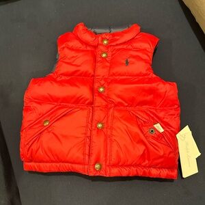 NWT Ralph Lauren reversible puffer vest